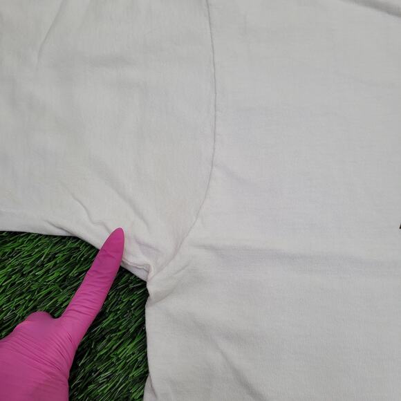 Vintage 1993 Rodeo Hard Sheplers Shirt XL 23x28 Whtie USA - Picture 6 of 16